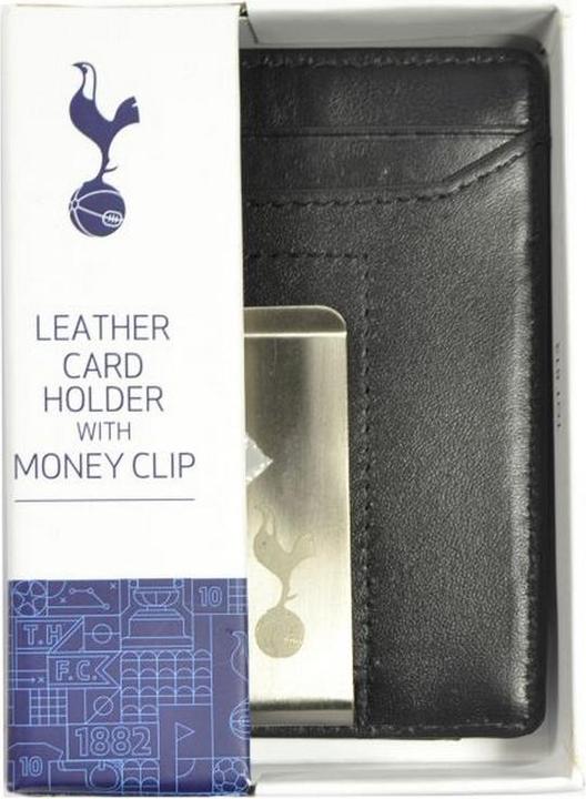 Actual product image Tottenham Hotspur FC Leather Money Clip Wallet