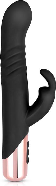 Immagine prodotto Rosy Gold Rabbit Vibratore con funzione di spinta - Nero