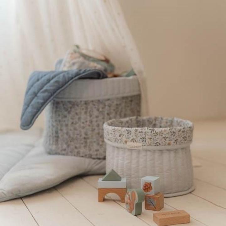 Produktbild Little Dutch Gesteppte Pflegekörbchen gross Forest Adventure (reversible)