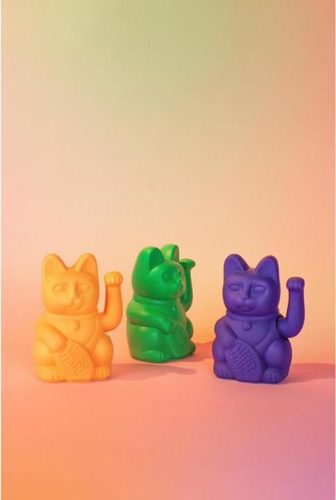Image du produit Donkey Products Glückskatze Leuchtendes Grün (8 x 10,5 cm)