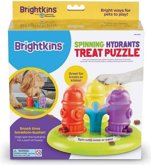 Immagine prodotto Brightkins Idranti che girano Puzzle da regalare (Giocattolo di attività per cani)