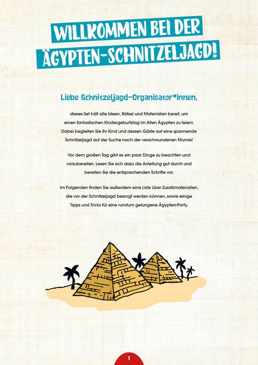 Produktbild Set: Abenteuer Schnitzeljagd – Die verschwundene Mumie (Deutsch, Linnéa Bergsträsser, 2022)
