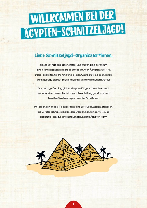 Produktbild Set: Abenteuer Schnitzeljagd – Die verschwundene Mumie (Deutsch, Linnéa Bergsträsser, 2022)