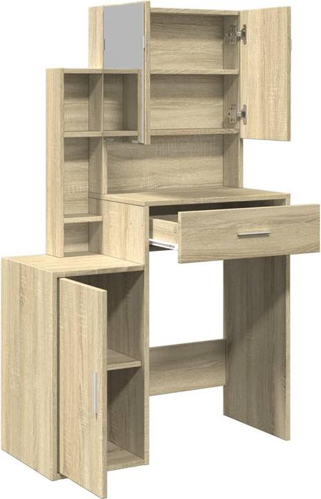 Produktbild vidaXL Schminktisch mit Schrank (80 x 35 x 132 cm)