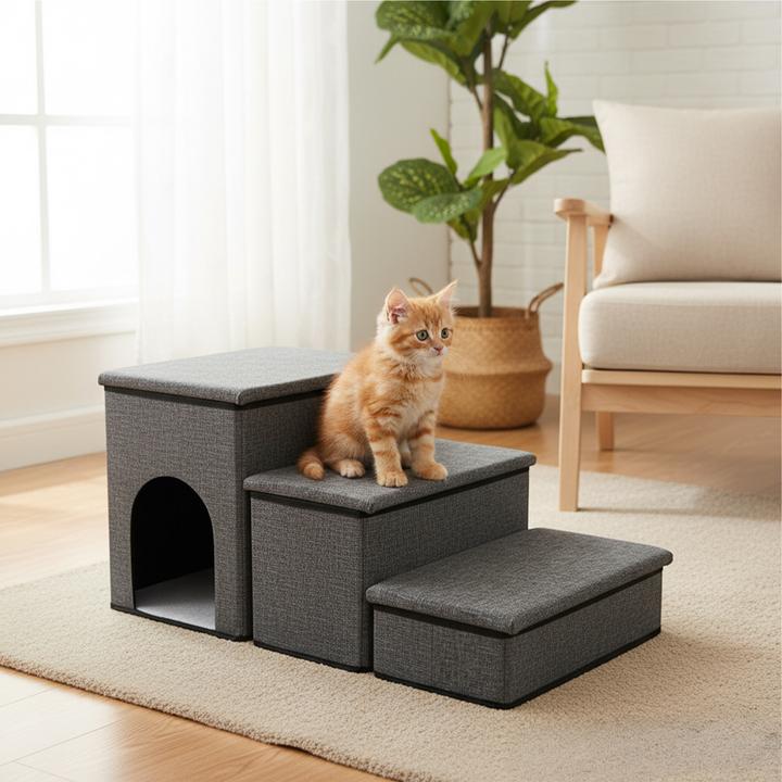 Actual product image Relaxdays dog steps (Cat, Dog, Foldable)