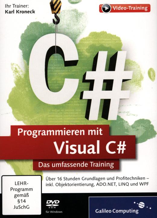 Actual product image Programmieren mit Visual C# (1 User)