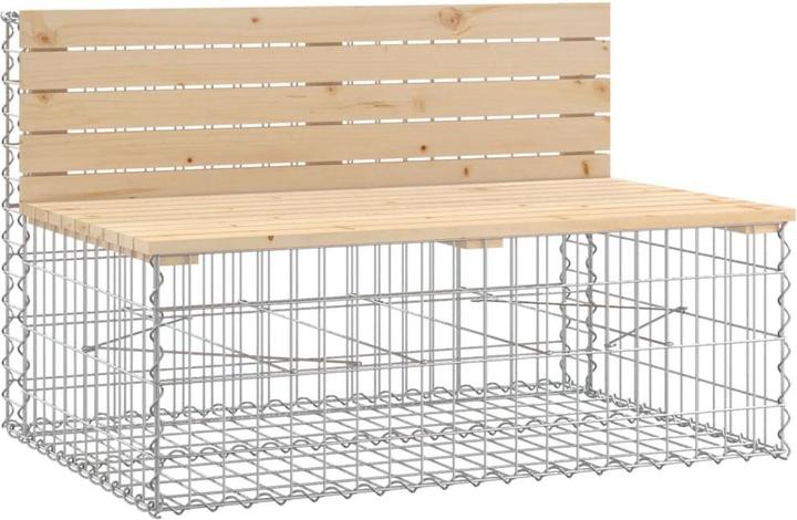 Image du produit vidaXL Gartenbank mit Gabione