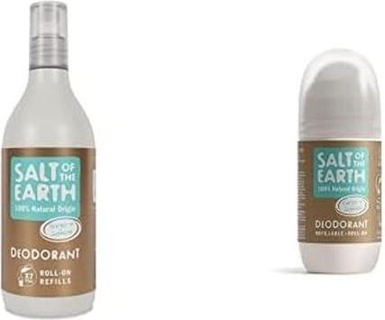 Produktbild Salt Of The Earth Natural Deodorant Refillable Roll-on Ginger & Jasmine Fragrance Free 75ml (Roll-on, 75 ml)