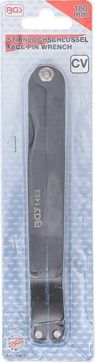 Actual product image BGS Face Pin Wrench adjustable 180 mm (14 mm)