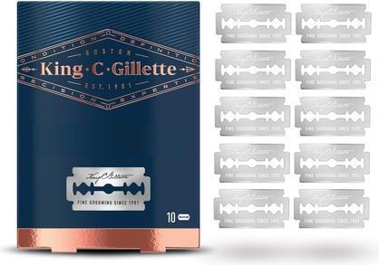 Actual product image King C. Gillette Double Blades (10x)