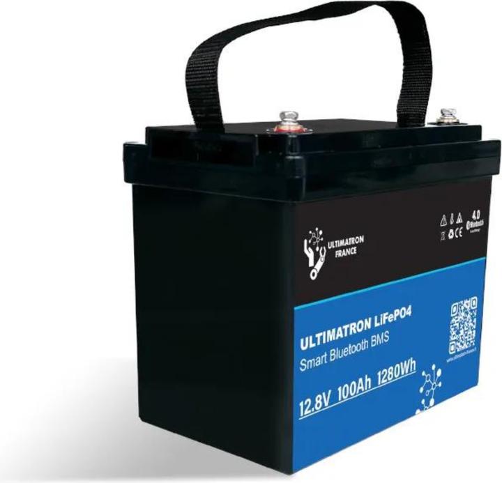 Image du produit Ultimatron UBL-12V-100Ah-PRO Batterie d'alimentation LiFePO4 (12 V, 100 Ah)