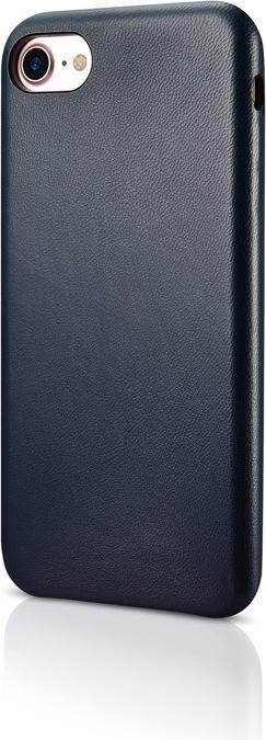 Produktbild iCarer iPhone XS Max - Luxury Echtleder Xoomz XIXS03-BU, dunkelblau (Apple iPhone XS Max)