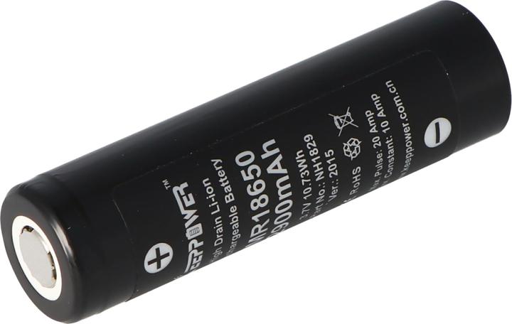 Actual product image Keeppower Akku IMR18650 - 10A (Flat Top) (1 pcs., 18650, 2900 mAh)