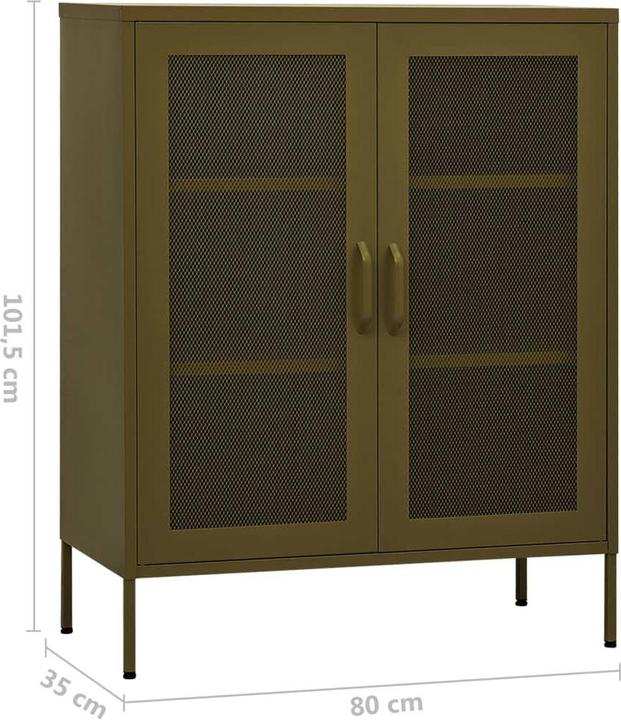 Produktbild vidaXL Schrank (80 x 35 x 101.5 cm)