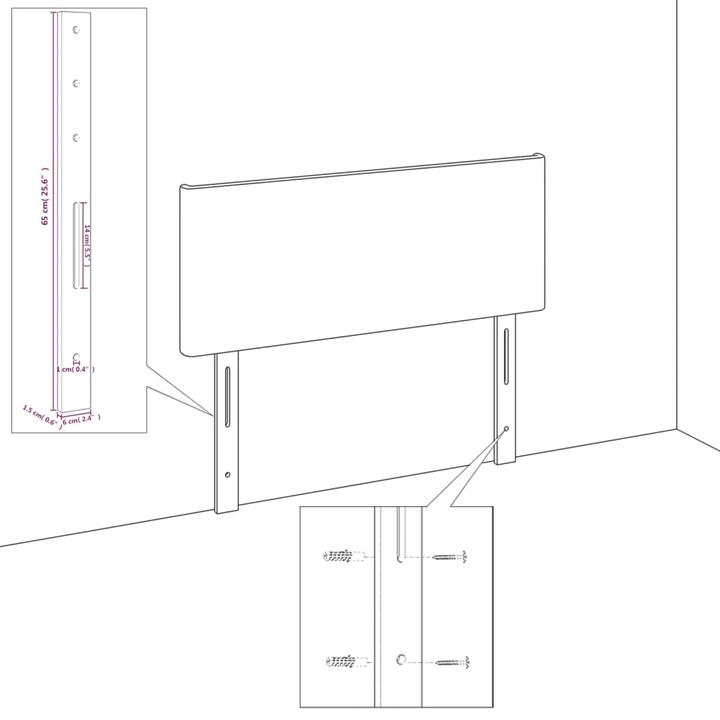 Actual product image VidaXL Templeton (100 x 5 x 128 cm)