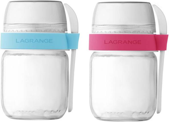 Actual product image Lagrange Yogurt jars 2pcs