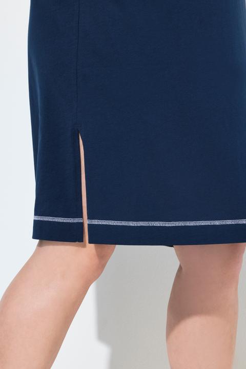 Produktbild Ulla Popken Bigshirt, platzierter Druck, V-Ausschnitt, Halbarm (50, 52)