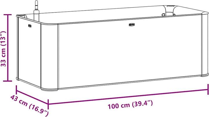 Produktbild vidaXL Hochbeet