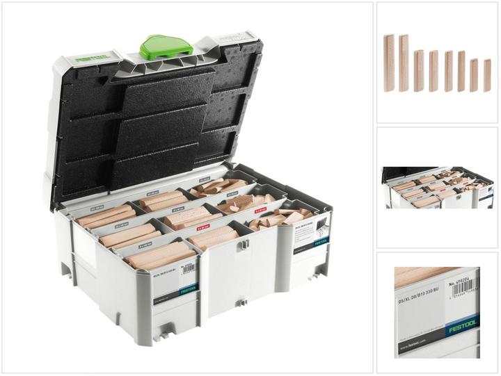 Produktbild Festool Domino XL Sortiment (215 Stk.)