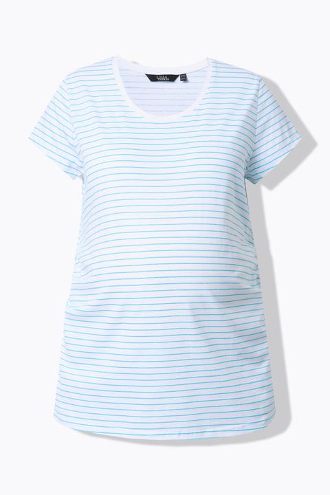 Produktbild Ulla Popken Bellieva-T-Shirts, 2er Pack, Halbarm, seitl. Raffung (56)