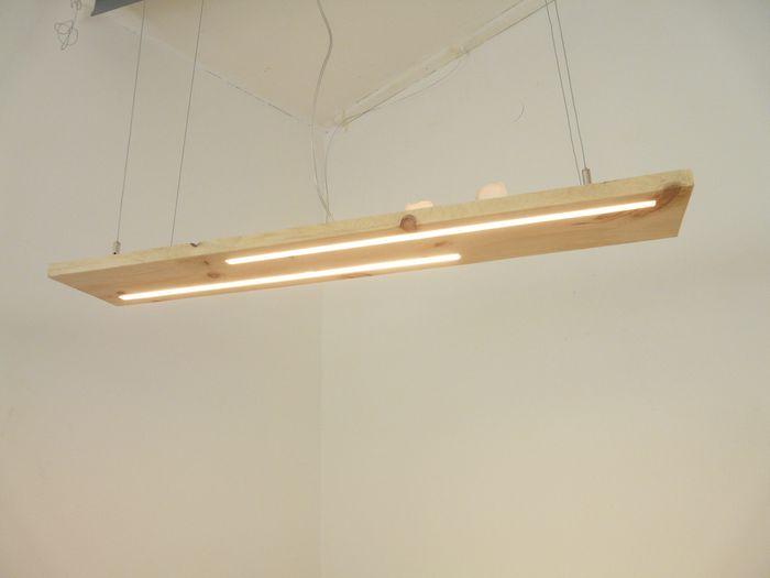 Ebnat Esstischlampe Hängelampe aus Zirbenholz, 110cm