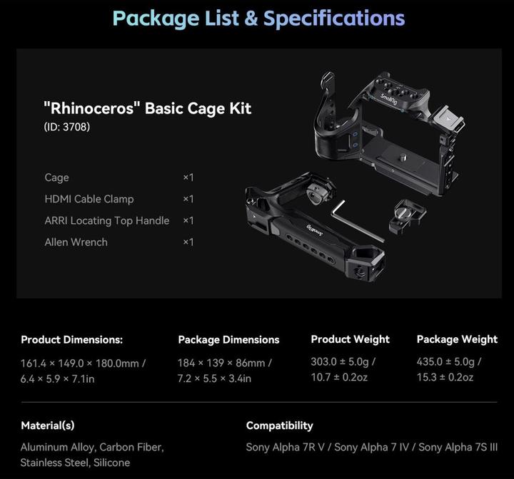 Actual product image SmallRig HDMI Cable Clamp for A7S III Cage - 3000 (Cable)