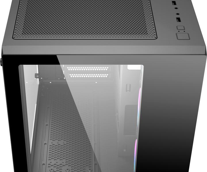 Actual product image Abysm Gaming Caja ATX DANUBE SAVA 285 BX203 Black (ATX, ITX, mATX)