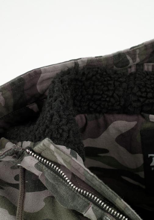 Produktbild Black Premium Camouflage Parka mit Teddyfutter (S)
