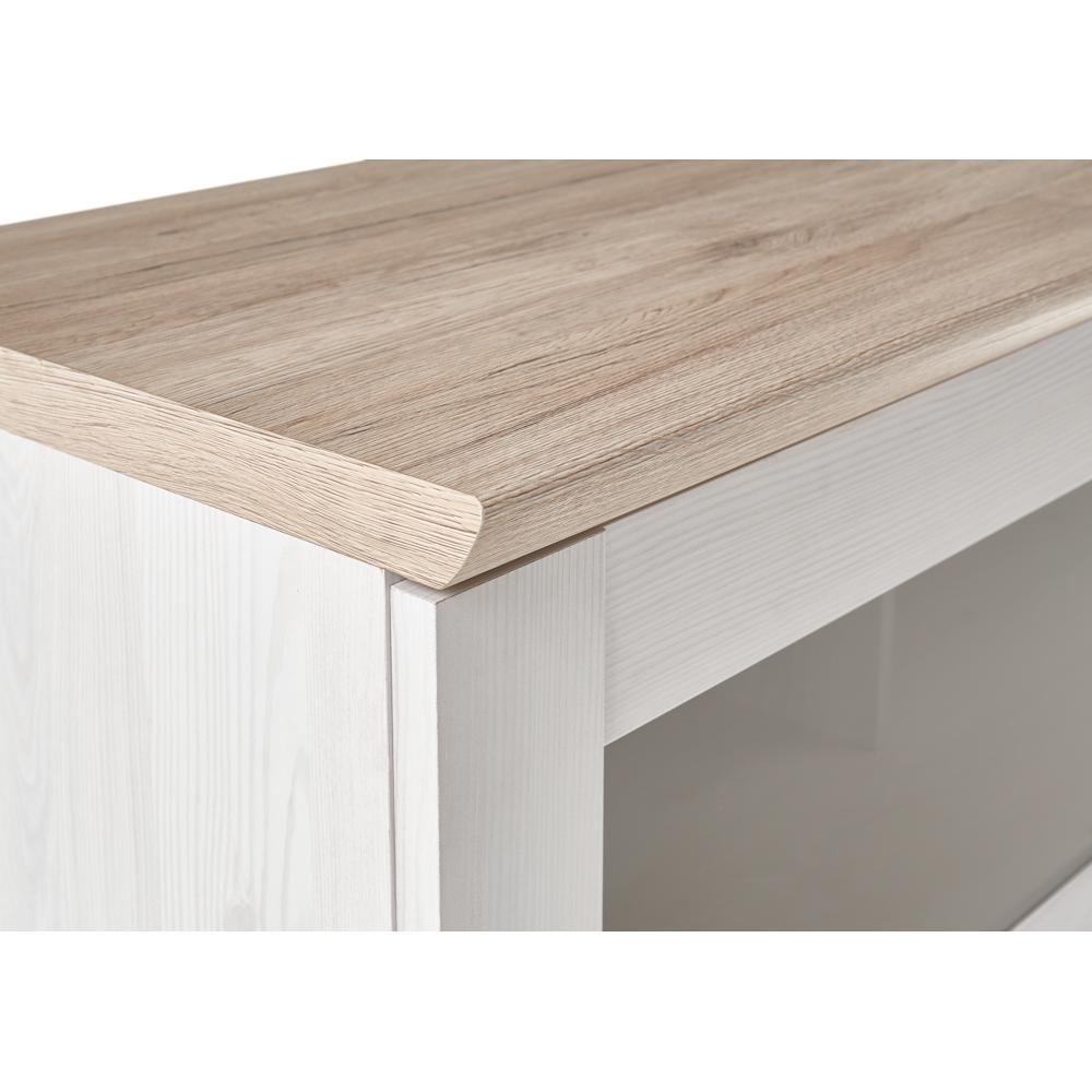 Thumbnail - HBZ-Meble, Kommode + Sideboard, HBZ Meble Romance Sideboard Holzwerkstoff Sibiu Lärche/San Remo hell 140x88cm (140 x 88 ...