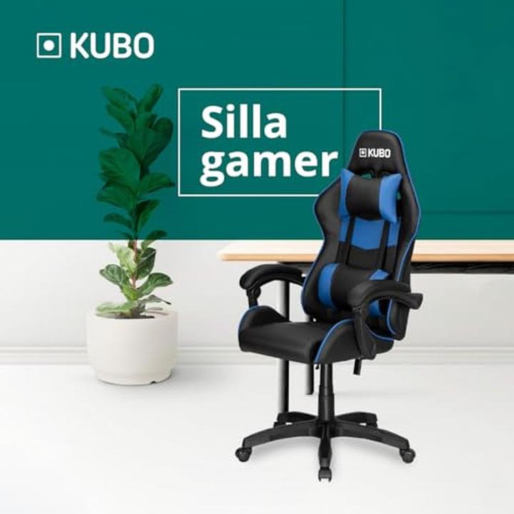 Produktbild Kubo Ergonomischer Gamingstuhl mit Kopfstütze, Gaslift und 360-Grad-Rotation