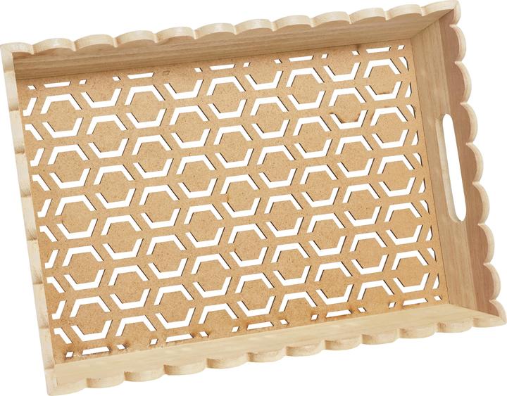 Produktbild VBS Tablett "Ornament", Rohholz