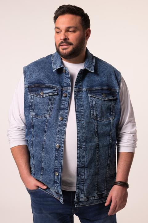 Actual product image Men+ Jeansweste, Knopfleiste (5XL)