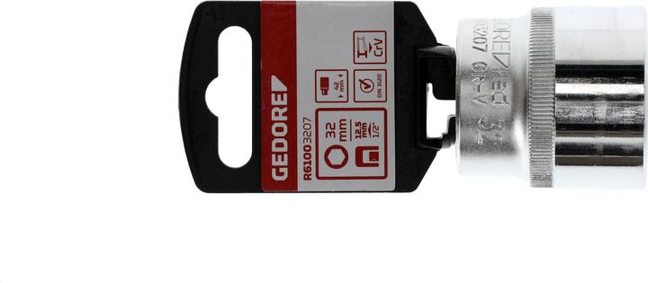 Produktbild Gedore Red red R61003207 Steckschlüsseleinsatz 1/2" 6-kant 32 mm Länge 42 mm (32 mm)