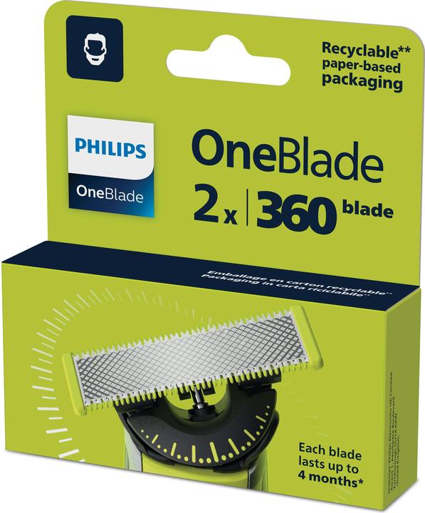 Productafbeelding Philips OneBlade QP420/50 Vervangend mesje (2 x)