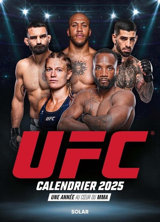 Immagine prodotto Solar UFC: un anno al centro delle MMA: calendario 2025 (Francese)