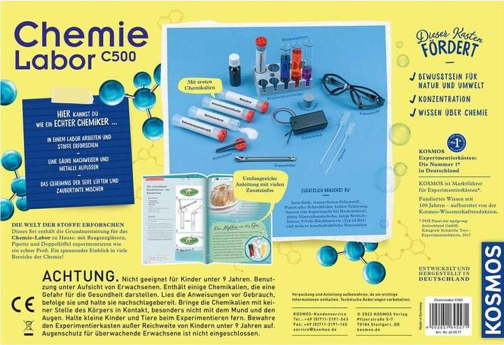 Actual product image Kosmos Chemistry Lab C500 Starter Set