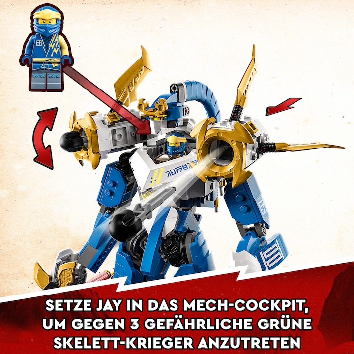 Actual product image LEGO Jay's Titan Mech (71785, LEGO Ninjago)