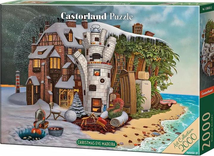 Actual product image Castorland Puzzle 2000 pieces Art Collection - Christmas Eve Madeira (2000 pieces)