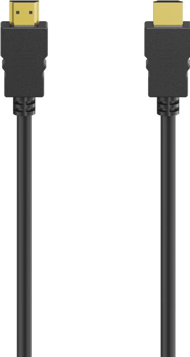 Actual product image Hama High Speed HDMI™ cable, 4K, male - male, Ethernet, 1.5 m, Gold plated (1.50 m)