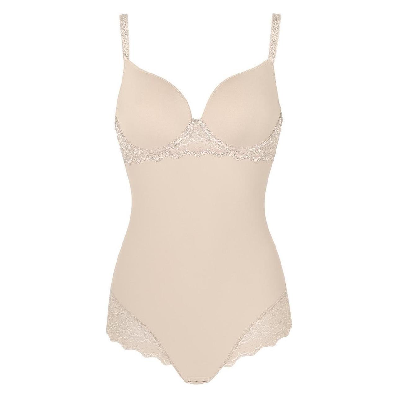 Simone Perele, Vrouwen, Shapewear, Simone PÃrÃ¨le Caresse 3D Spacer Body 12A541 Huid Rose 75B, Roze, Roze, (75 B)