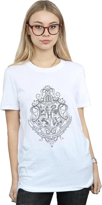 Immagine prodotto Hogwarts Draco Dormiens Crest Maglietta Ampia Donna (3XL)