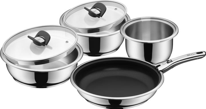 Actual product image WMF Click&Serve cookware set (Pan set + pot set, Stainless steel)
