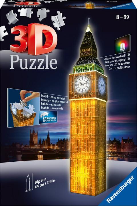Produktbild Ravensburger Ben 3D Nacht Edition (216 Teile)