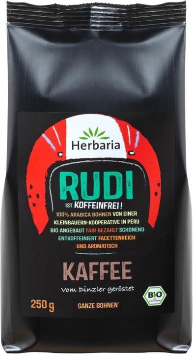 Produktbild Herbaria Kaffee Rudi entkof. Bohne (Dunkle Röstung, 250 g)