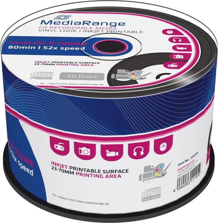 Image du produit MediaRange Cd-R (50x)