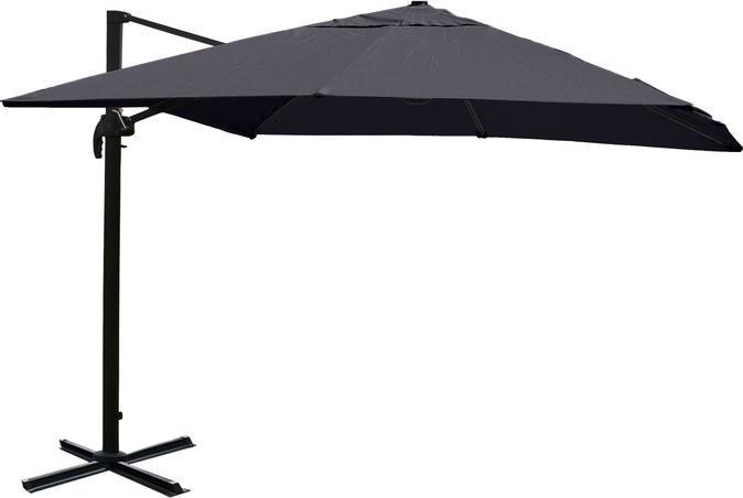 Image du produit Mendler Parapluie de signalisation pour la restauration, 3,5x3,5m anthracite sans support (3.50 m)