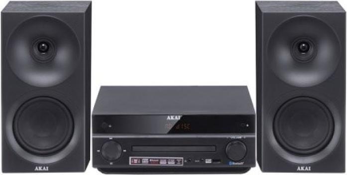 Immagine prodotto Micro Akai - stereo con sintonizzatore FM RDS digitale, lettore CD MP3 e WMA, Bluetooth (Bluetooth, Lettore CD, 2x 20 W)