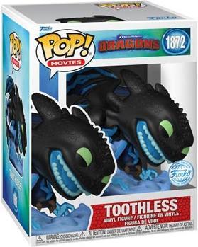 Actual product image Funko POP! Premium Dreamworks Dragons Toothless (With Lightning) Exclusive