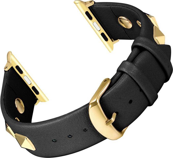 Image du produit PhoneLook Bracelet punk en cuir véritable taille ajustable (Cuir véritable)
