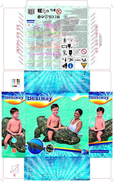 Immagine prodotto Bestway Realistic Reptile Ride On 193x94cm